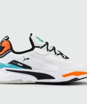 Puma RS-Fast Unmarked White Orange (Bright) Sneakers