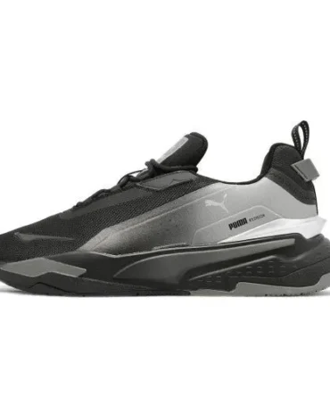 Puma RS Fast Unmarked Black Grey 400 (Dynamic) Sneakers
