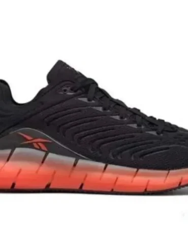 Reebok Zig Kinetica Black Orange Sneakers