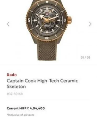 Rado Captain Cook Skeleton Special Edition (Unique) Watch