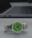 Rado True Round 40 Silver And Green Watch