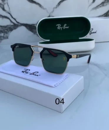 Ray-Ban 04 Gold Green Sunglasses