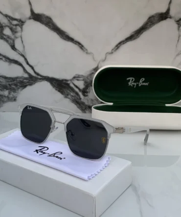 Ray-Ban 04 Matt White Sunglasses
