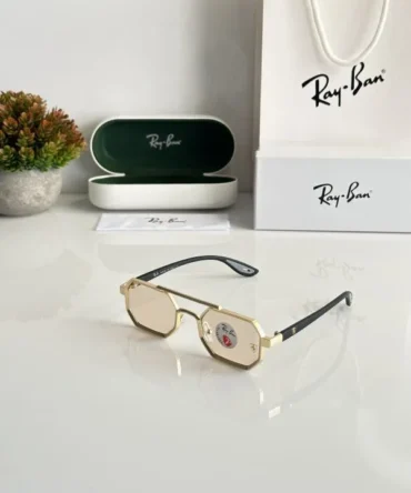 Ray-Ban 05 Hexagon Gold Candy Sunglasses