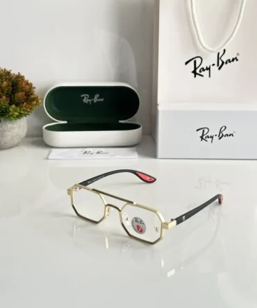 Ray-Ban 05 Hexagon Gold Frame Sunglasses