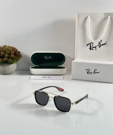 Rayban 06 Gold Black Sunglasses