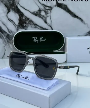 Rayban 06 Grey Black Sunglasses