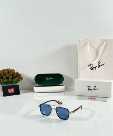 Rayban 06 Silver Blue Sunglasses