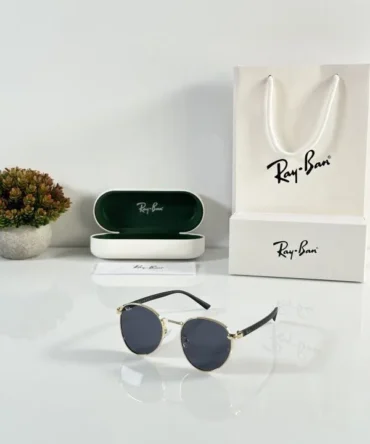 Rayban Reverse 5405 Gold Black Sunglasses