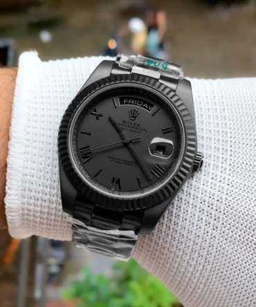 Rolex Day Date Black Watch