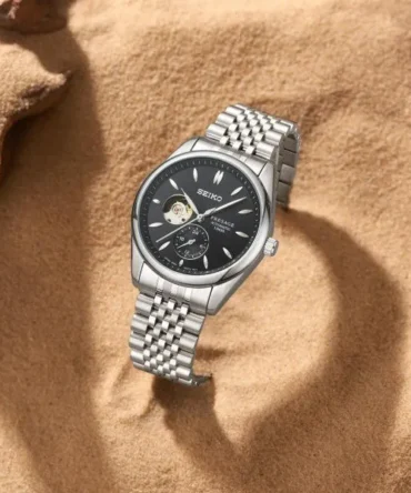 Seiko Presage SPB471 Automatic Silver Black