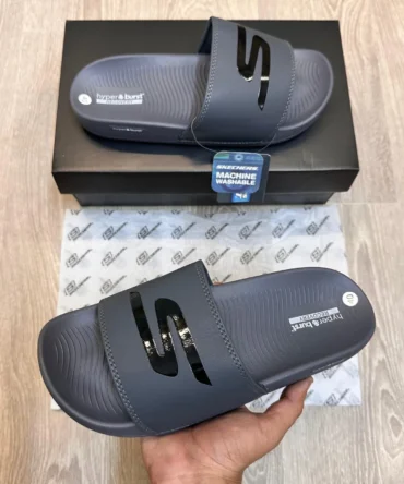 Skechers Hyper Burst Slide Sandal Grey
