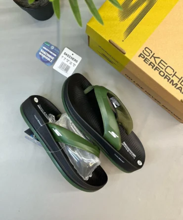 Skechers Hyper Burst Slippers Green