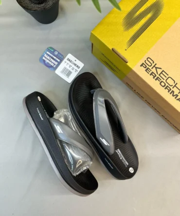 Skechers Hyper Burst Slippers Grey