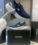 Skechers Slip-Ins Max Cushioning Suspension Blue White Shoes