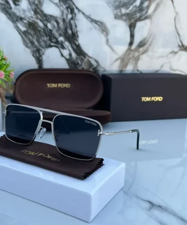 Tom Ford Slim Silver Black Sunglasses