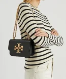 Tory Burch Eleanor Premium Quality Shoulder Bag With OG Box & Dust Bag (Black - 257) Bag