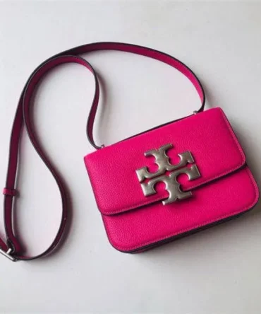 Tory Burch Elenor pink sling bag premium quality with box