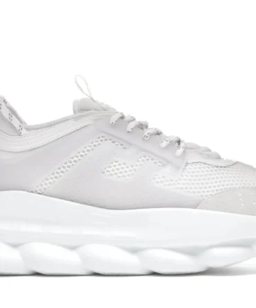 Versace Chain Reaction White Shoes