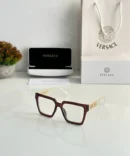 Versace 082 Gold Brown Frame Sunglasses