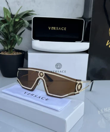 Versace 8037 Gold Brown Sunglasses