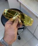 Versace 8037 Gold Yellow Sunglasses