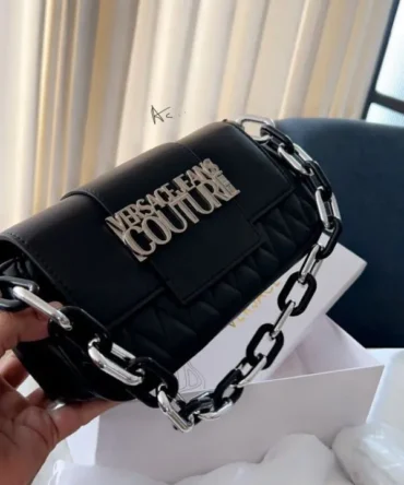 Versace Jeans Couture Baguette Bag With OG Box & Sling Belt