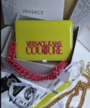 Versace Jeans Couture Structure Sling Bag With OG Box & Dust Bag (AV630 Neon Green)