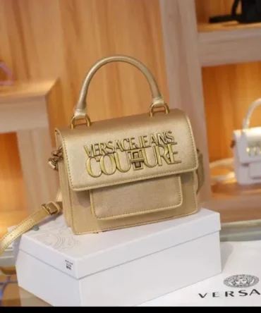 Versace Jeans Couture Top Handle Bag With OG Ribbon Box & Dust Bag (Limited Edition)