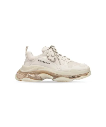 WMNS Balenciaga Triple S Clear Sole Off White Shoes