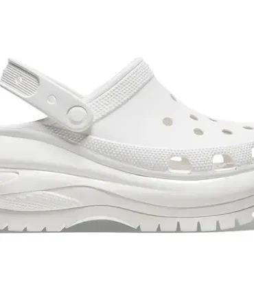 WMNS Crocs White Chunky Crocs Clog ? Comfort & Style
