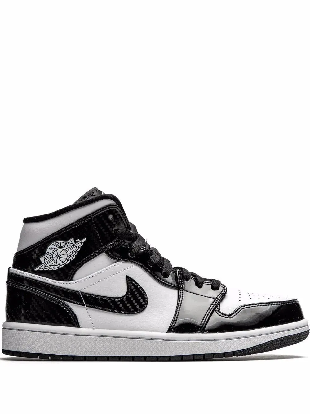WMNS Nike Air Jordan 1 Mid All Star Carbon Fibre Shoes