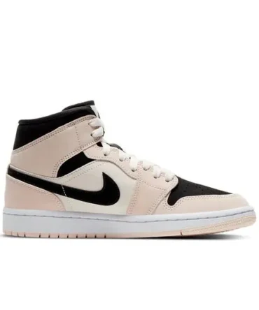 WMNS Nike Air Jordan 1 Mid Barely Orange Shoes
