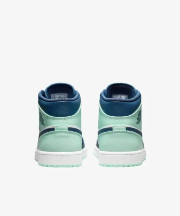 WMNS Nike Air Jordan 1 Mid Mystic Mavy Mint Foam Shoes