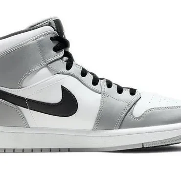 WMNS Nike Air Jordan 1 Mid Smoke Grey Shoes