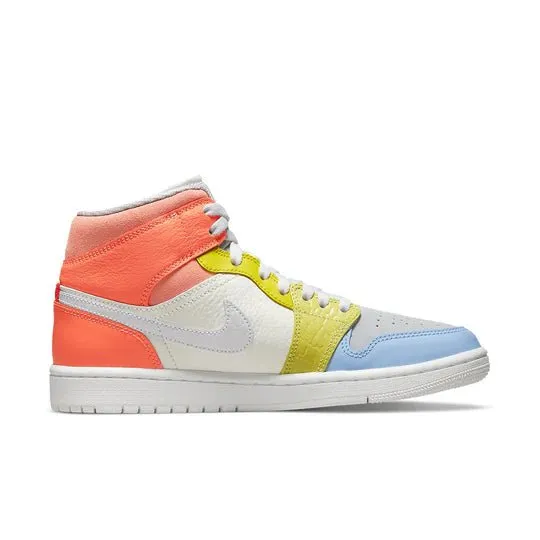 WMNS Nike Air Jordan 1 Mid To My First Coach Shoes