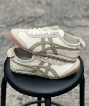 WMN Onitsuka Tiger Mexico 66 Cream Grey Shoes