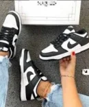 WMN SB Dunk Panda Black Shoes for Her