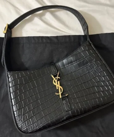 YSL Hobo Croc Skin With Original Box