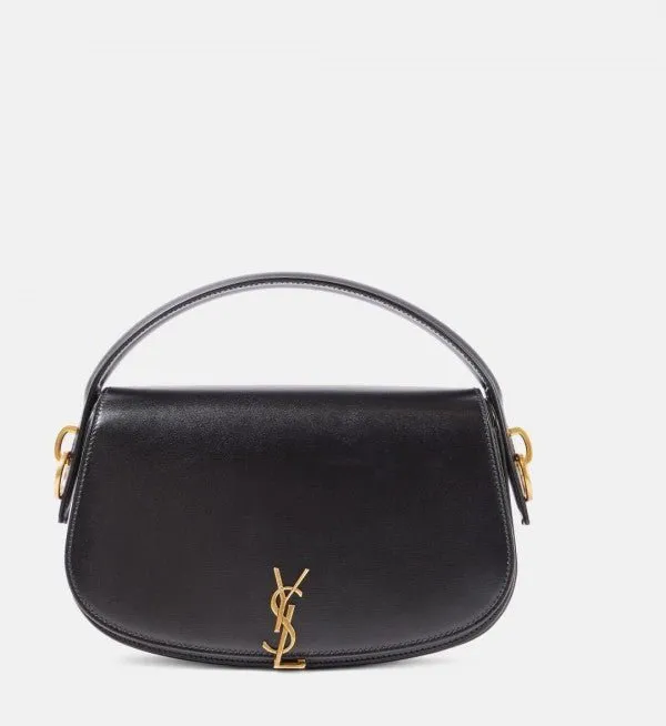 YSL Saint Laurent Voltaire Leather Shoulder Bag with Original Box & Dust Bag (83-1 Black)