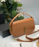 YSL Saint Laurent Voltaire Leather Shoulder Bag with Original Box & Dust Bag (Y168 Brown)