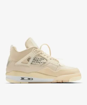 WMNS Nike Air Jordan 4 Retro Off White Sail Shoes