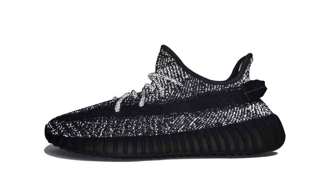 Adidas Yeezy Boost 350 Static Black (Full Reflective) Shoes